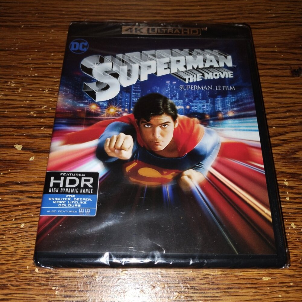 Superman the movie (4K Ultra HD, 2018, Canadian)